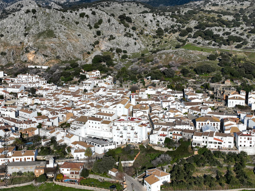 municipio de Benaocaz en la comarca de los pueblos blancos de la provincia de Cádiz, España photo