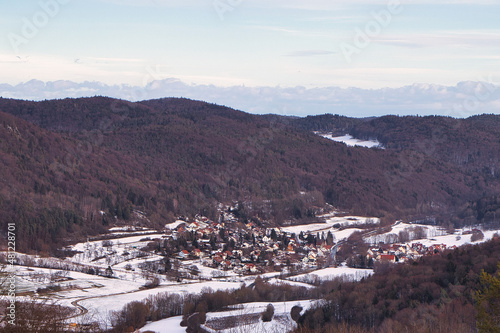 winter in the mountains