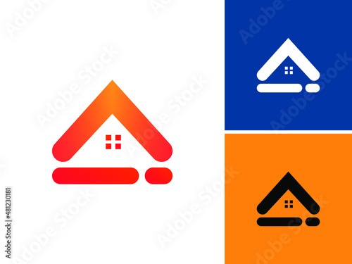 ILLUSTRATION PROPERTIES BUILDING RESIDENTIAL LOGO DESIGN VECTOR. GOOD FOR APPARTMENT, REAL ESTATE