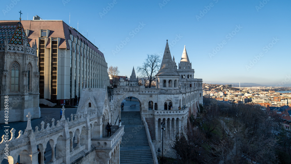 Fototapeta premium Fisherman's Bastion in Budapest, Hungary