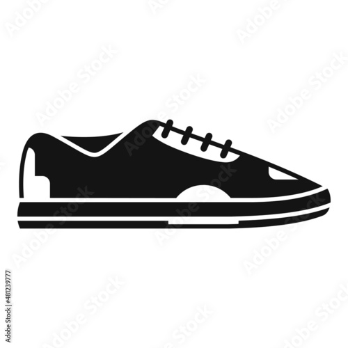 Man sneaker icon simple vector. Sport shoe