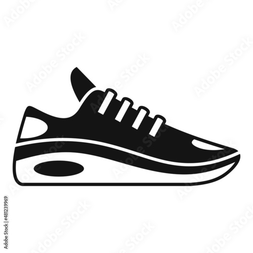 Athlete sneaker icon simple vector. Sport shoe