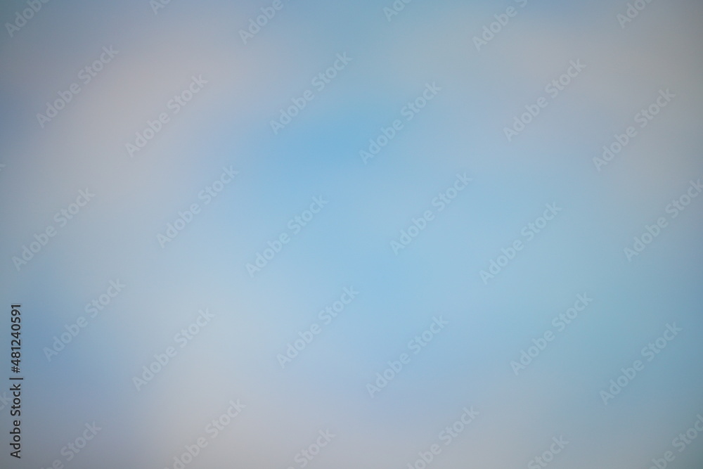 Blauer weicher Farbverlauf als Hintergrund mit schönem sanftem Bokeh und Gradient, Kurven in heller Gestaltung 
