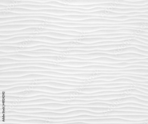 Fototapeta Naklejka Na Ścianę i Meble -  White background, white waved texture as background