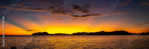 Koh Mak sunset, near koh Chang in Trat, Thailand