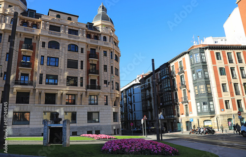 bilbao bilbo calle casas fachadas país vasco 4M0A0275-as22