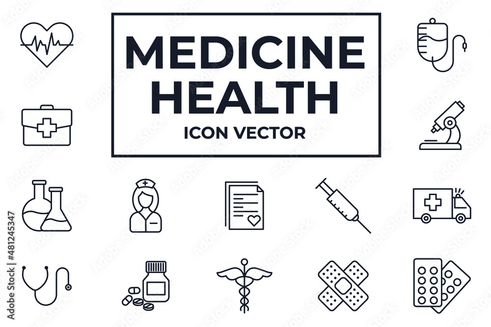 Set of Medicine and Health icon. Medical Assistance pack symbol template for graphic and web design collection logo vector illustration
Set of Medicine and Health icon. Medical Assistance pack symbol template for graphic and web design collection logo vector illustration