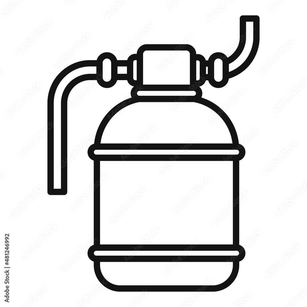 Pool tank icon outline vector. Pump cleaning Pool tank icon outline vector. Pump cleaning