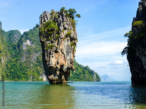 Thailand James Bond stone Island, Phang Nga