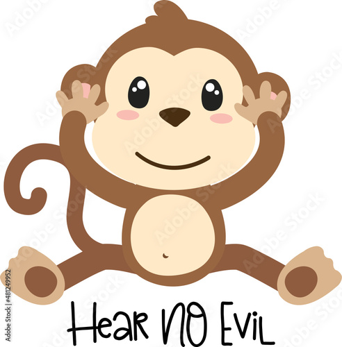 Monkey hear no evil