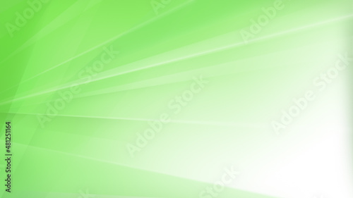 Abstract and modern light green background with transparent lines and layers. Business and corporate banner or report background with copy space. 4k resolution.