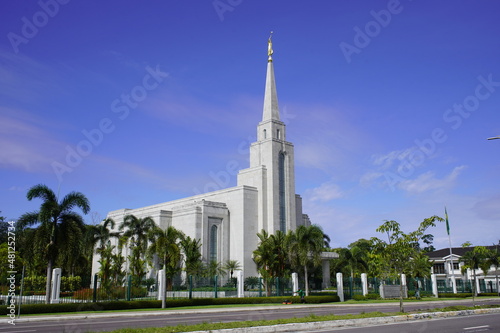 The Manaus Brazil Temple is a temple of The Church of Jesus Christ of Latter-day Saints (LDS Church) in Manaus, Amazonas, Brazil. photo