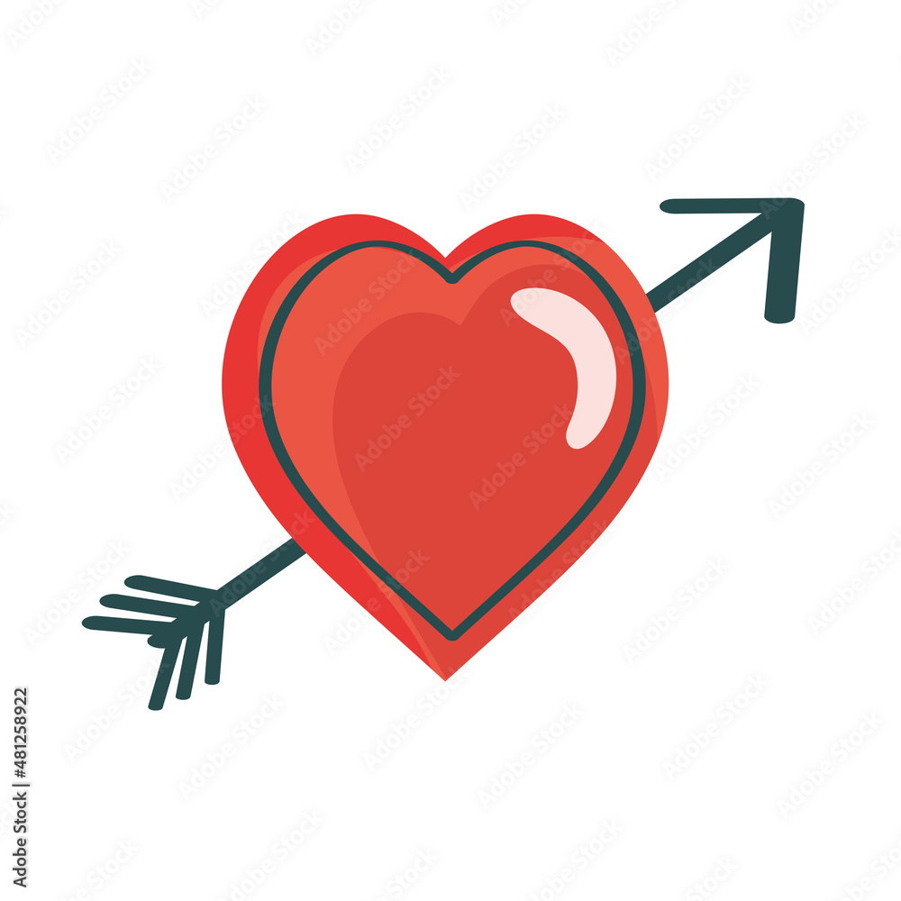 heart with arrow heart with arrow