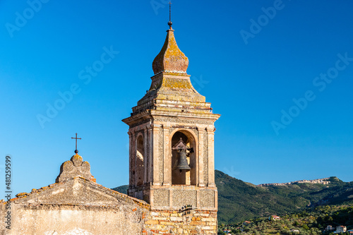 Saint Mary church in castle square. Castelbuono, Madonie mountains, Sicily