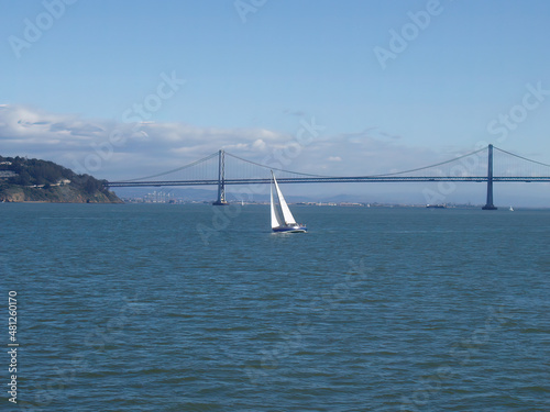 The Oakland-San Francisco Bay Bridge from San Francisco Bay