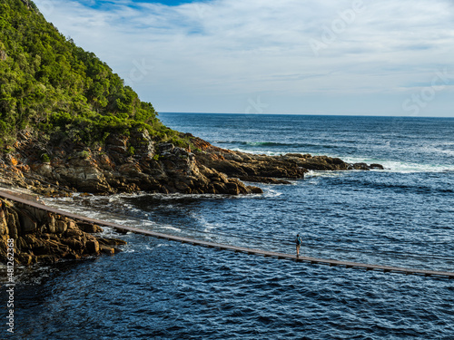 Storm river suspension bridge in the Tsitsikamma national park Garden route