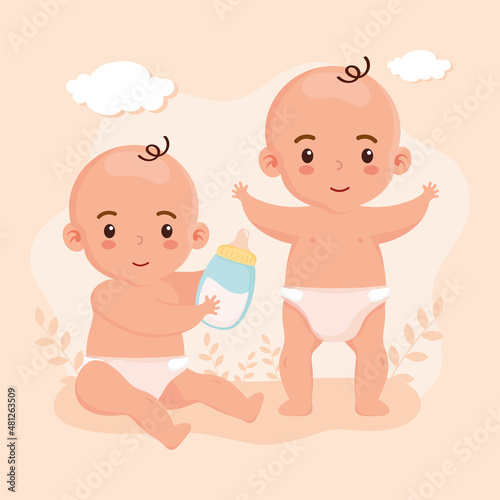 little tow babies