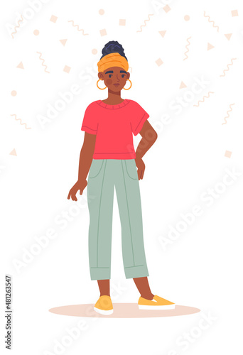 Multicultural person concept