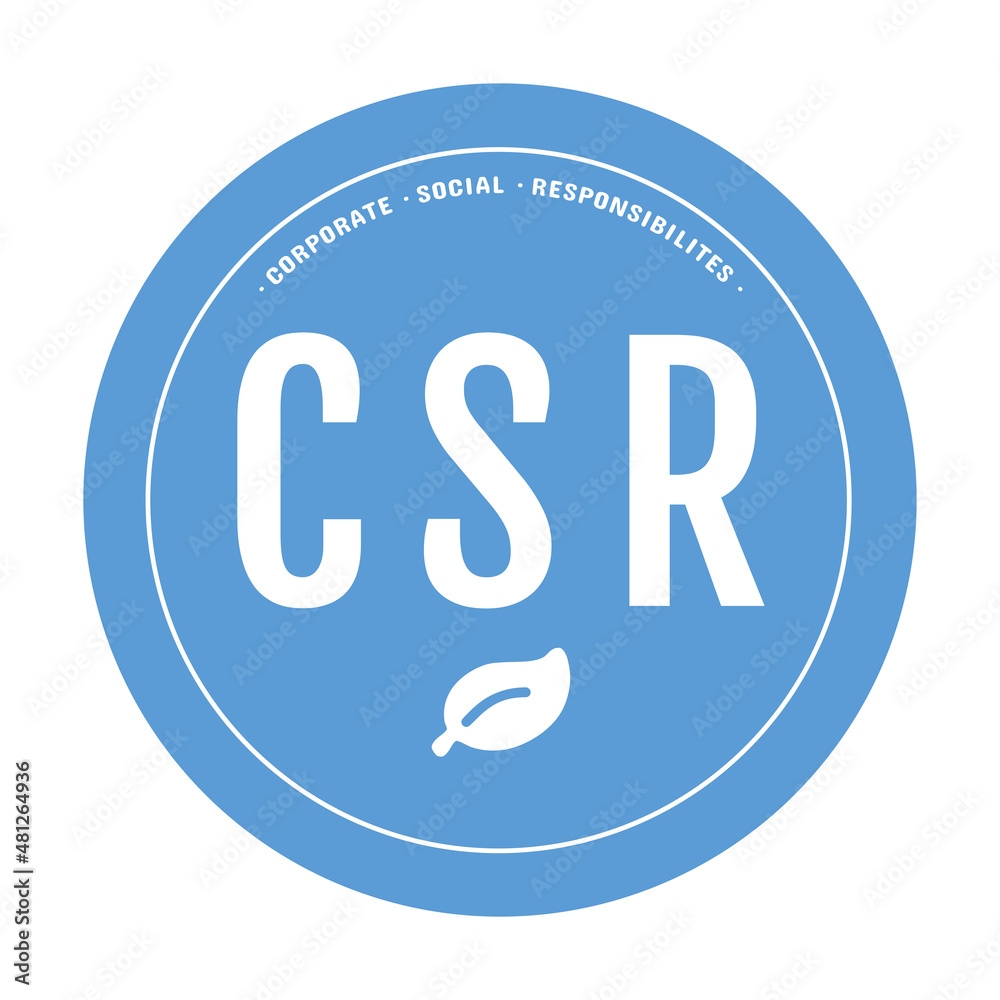 CSR corporate social responsibility symbol CSR corporate social responsibility symbol