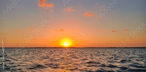 Fototapeta Naklejka Na Ścianę i Meble -  Sunset and nature of Mozambique