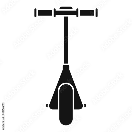 Scooter icon simple vector. Kick transport
