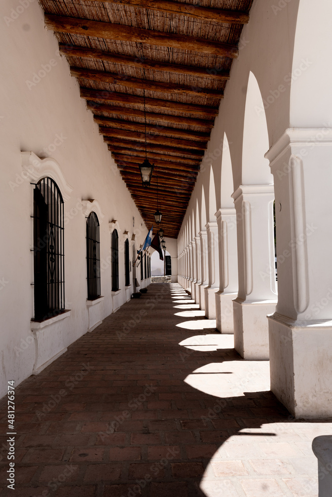 historic white building with rustic roof. historic white building with rustic roof.