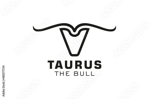 Letter O logo, Bull logo,head bull logo, monogram Logo Design Template Element