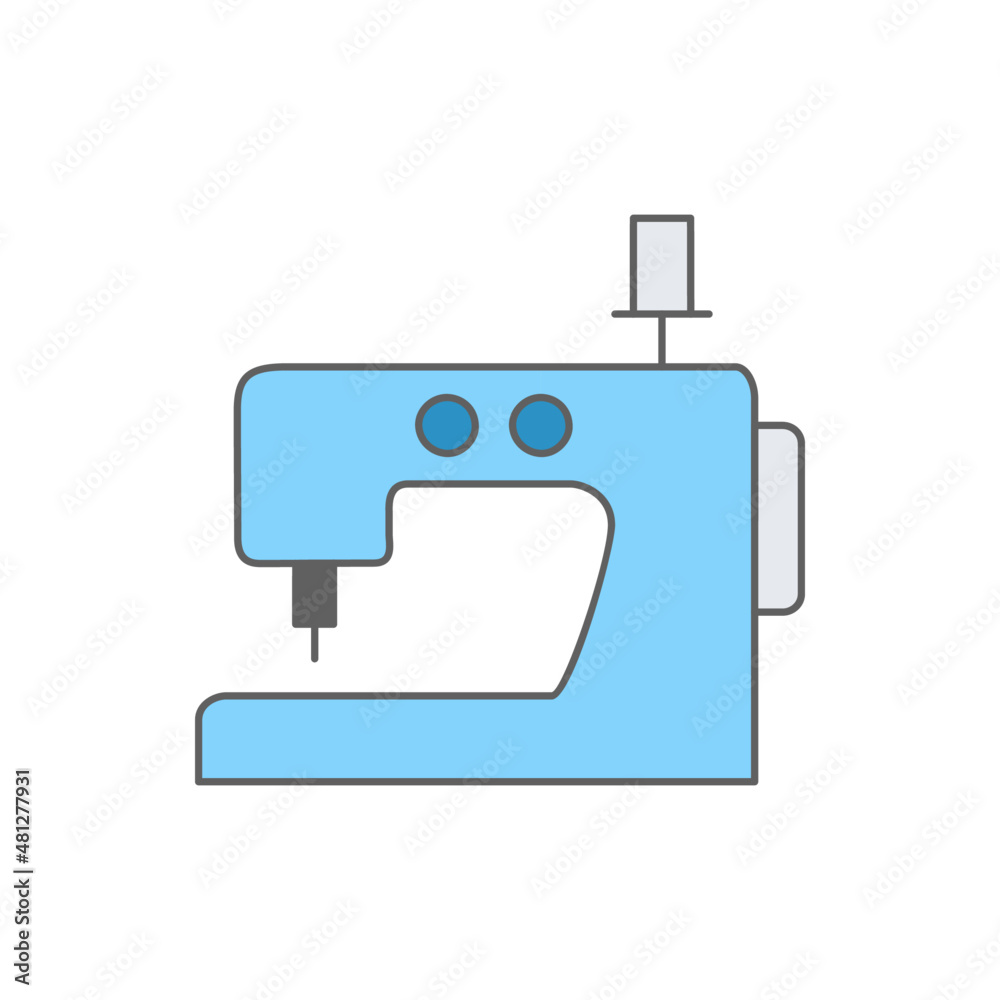 sewing machine Icon in color icon, isolated on white background sewing machine Icon in color icon, isolated on white background