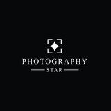 Photography Star Logo Design Template 