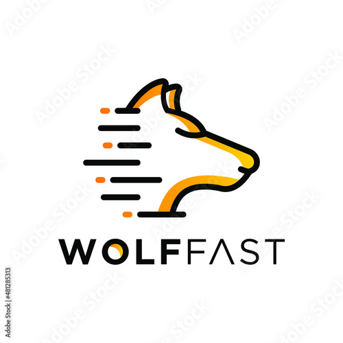 WOLFFAST logo design for company symbol and brand