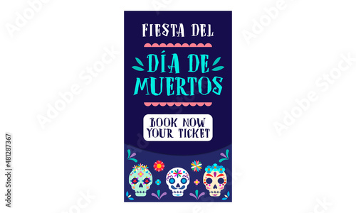 Day of the Dead Día de Muertos Social Media Instagram Story