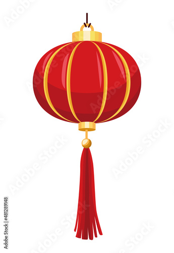 red chinese lamp hanging