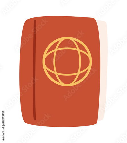red passport document