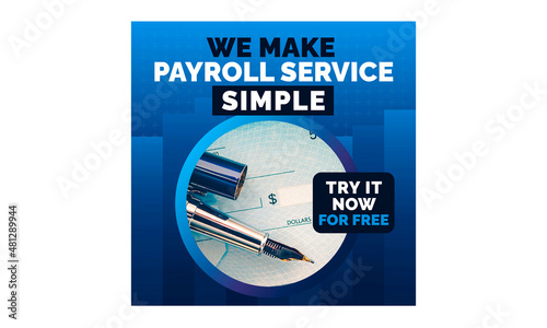 Payroll Services Social Media Instagram and Facebook Post