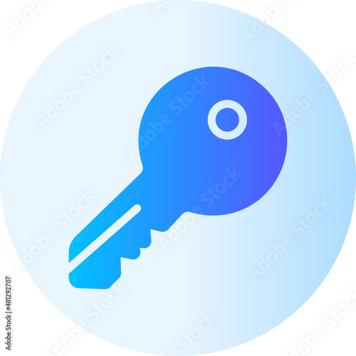 key gradient icon