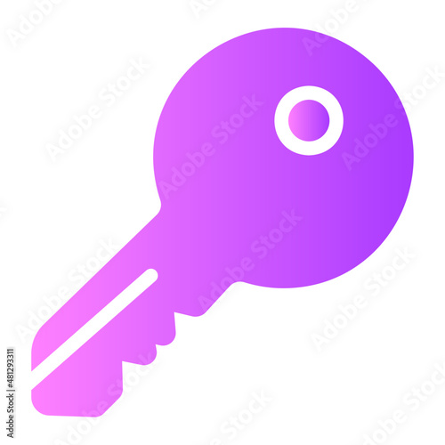 key gradient icon