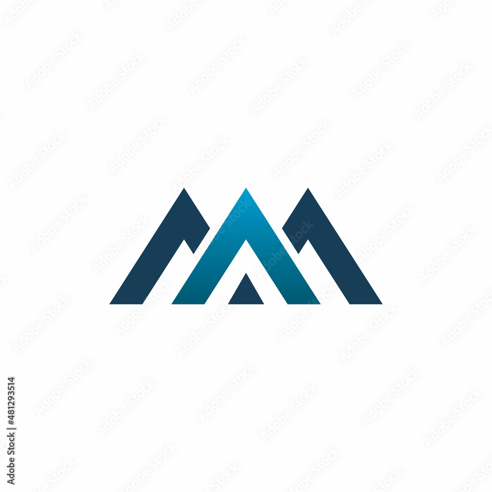triangle mountain group logo design triangle mountain group logo design