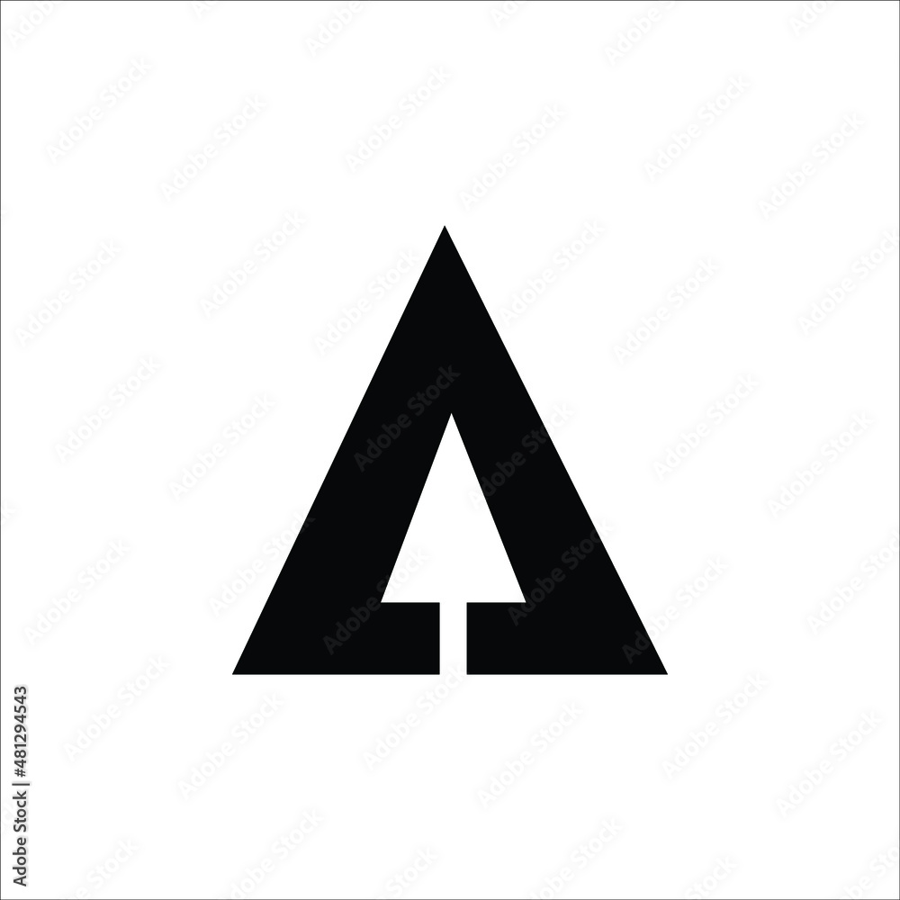 Initial A logo alphabet vector design template Initial A logo alphabet vector design template