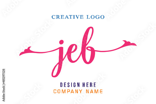 JEB  lettering logo is simple, easy to understand and authoritative photo