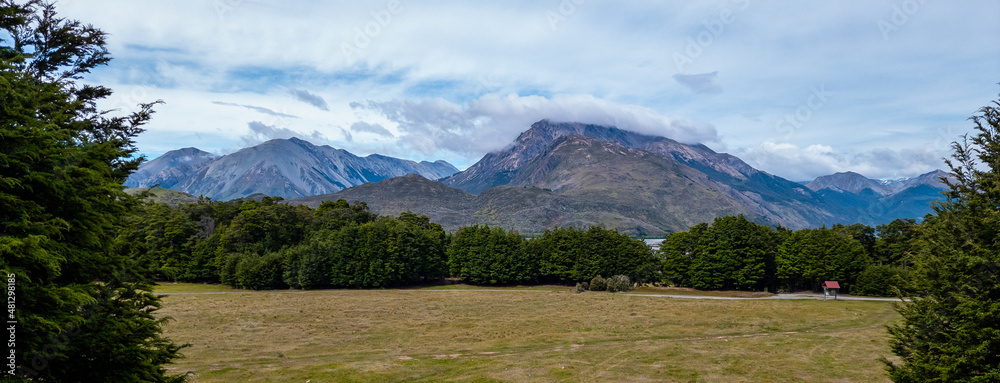 Hawdon Valley In New Zealand