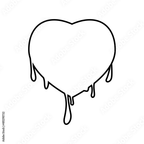 Bleeding heart icon