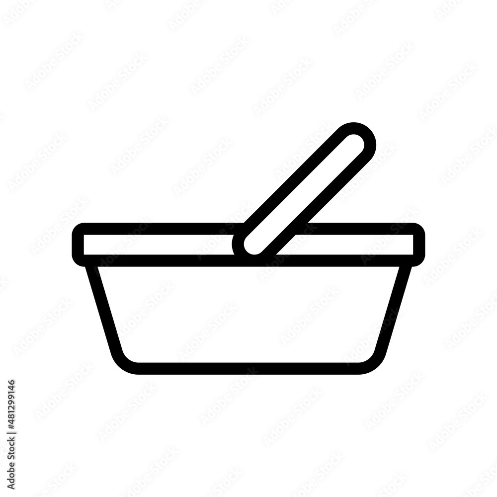 Shopping basket line icon Shopping basket line icon