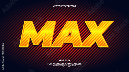 Max 3D Text Effect photo