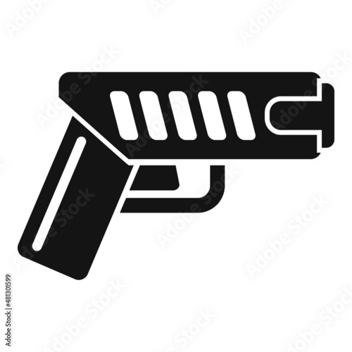 Weapon taser icon simple vector. Police gun photo