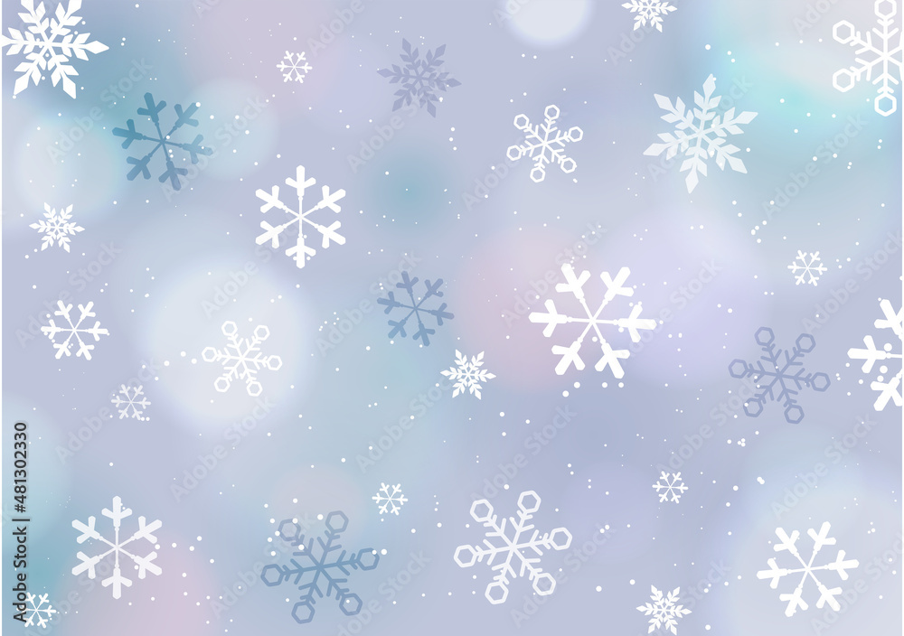 Snow, background material, abstract