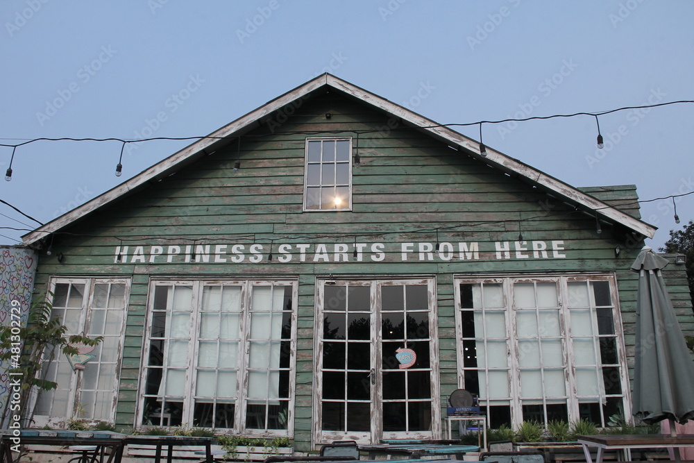 old house in the town