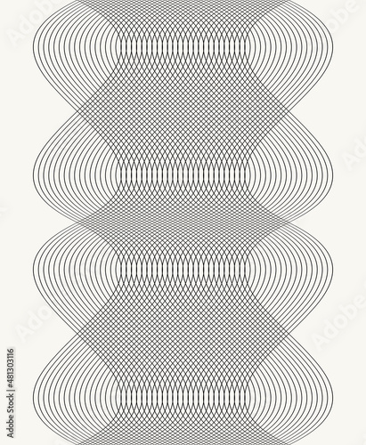 Vector hand drawn geometric minimalistic illustration. Creative artwork. Template for card, poster, banner, print for t-shirt, pin, badge, patch.