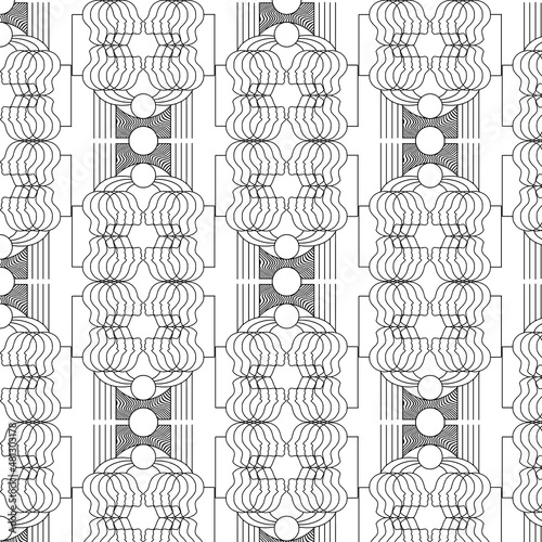 Vector hand drawn geometric minimalistic illustration. Creative artwork. Template for card, poster, banner, print for t-shirt, pin, badge, patch.