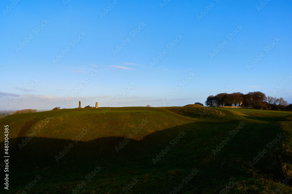 Hill of Tara, an archaeological complex, ancient monuments. seat of the High King of Ireland, County Meath, Ireland