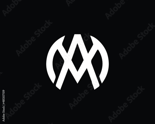 Minimal Initial Letter MA AM Vector Logo Design , Simple Monogram AM MA Icon 
